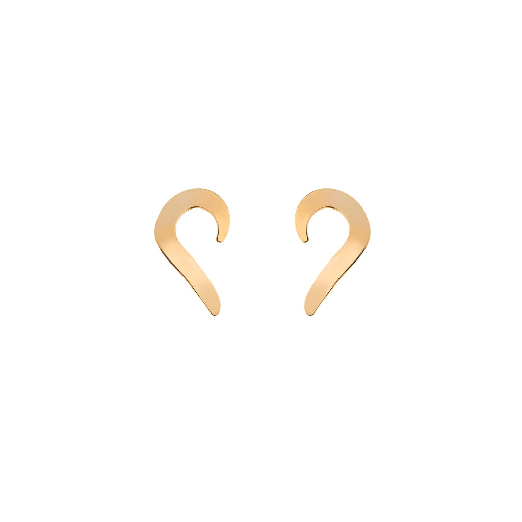 Half Heart Earrings