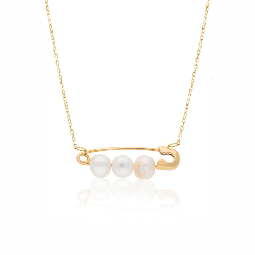 Pearl Pin Necklace