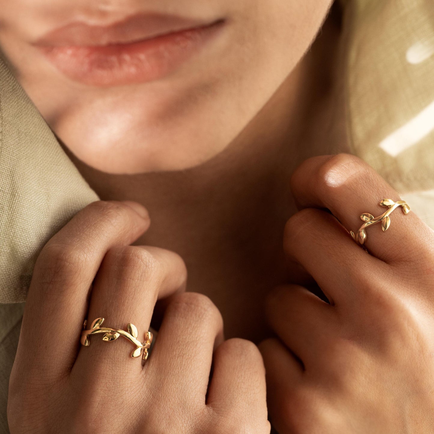 Olive Leaf Ring