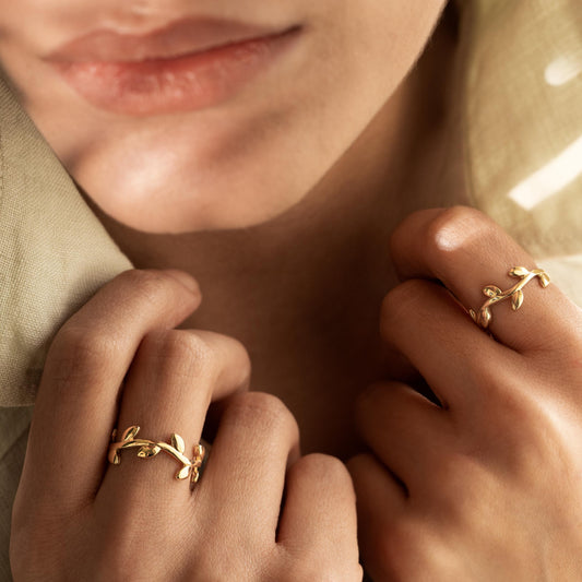 Olive Leaf Ring