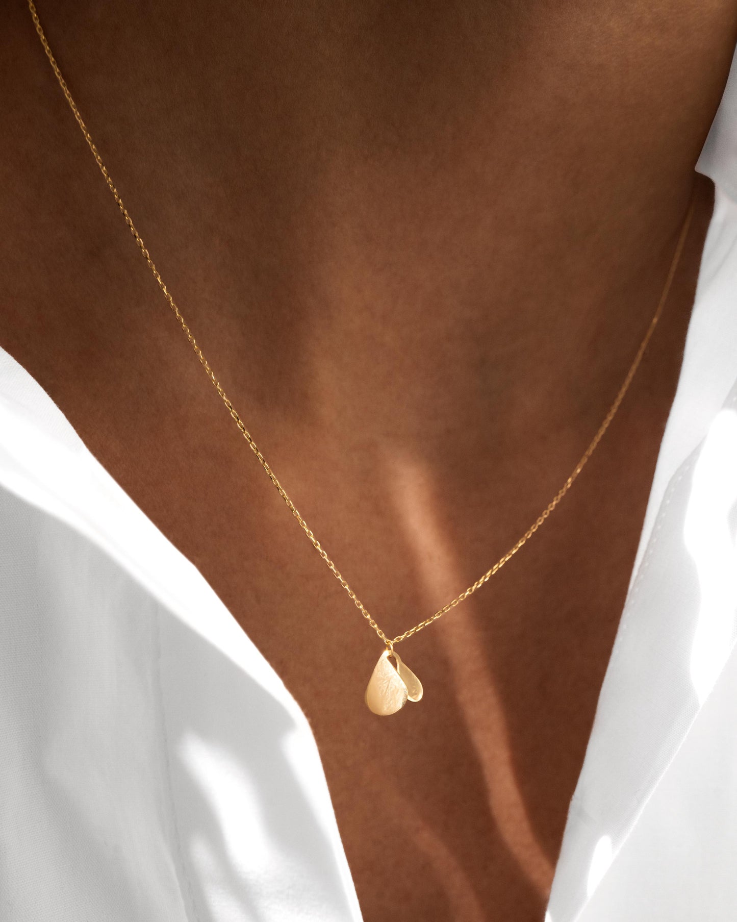 Double Leaf Necklace