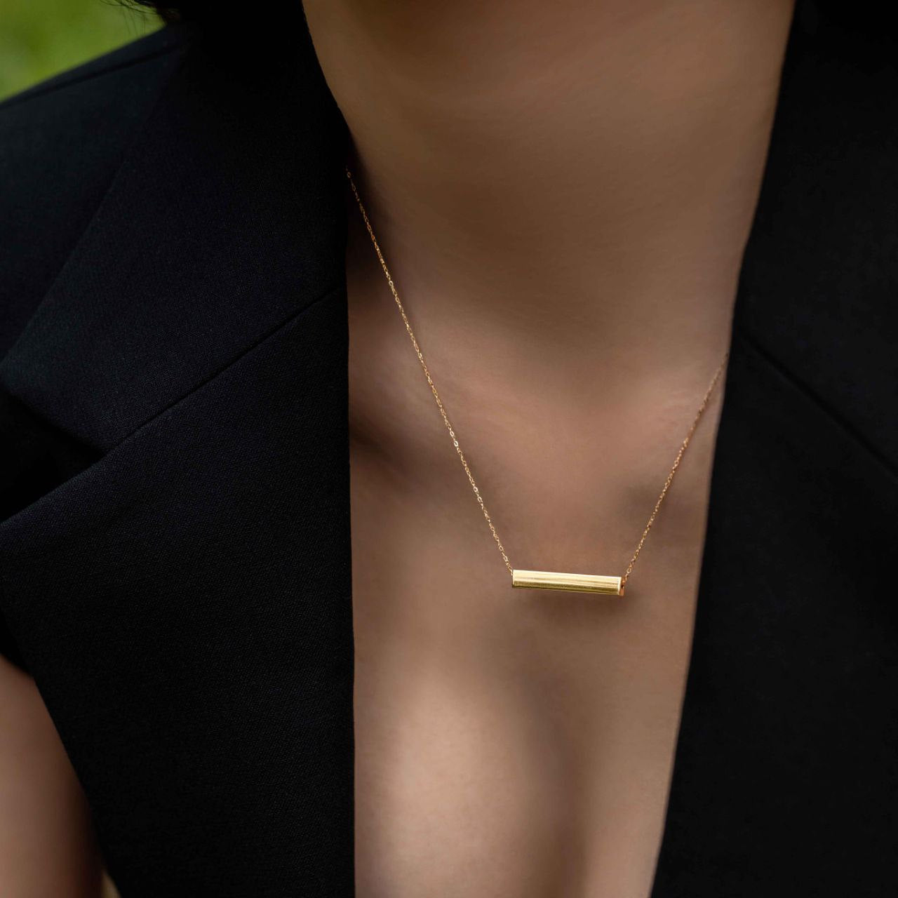 3D Bar Necklace