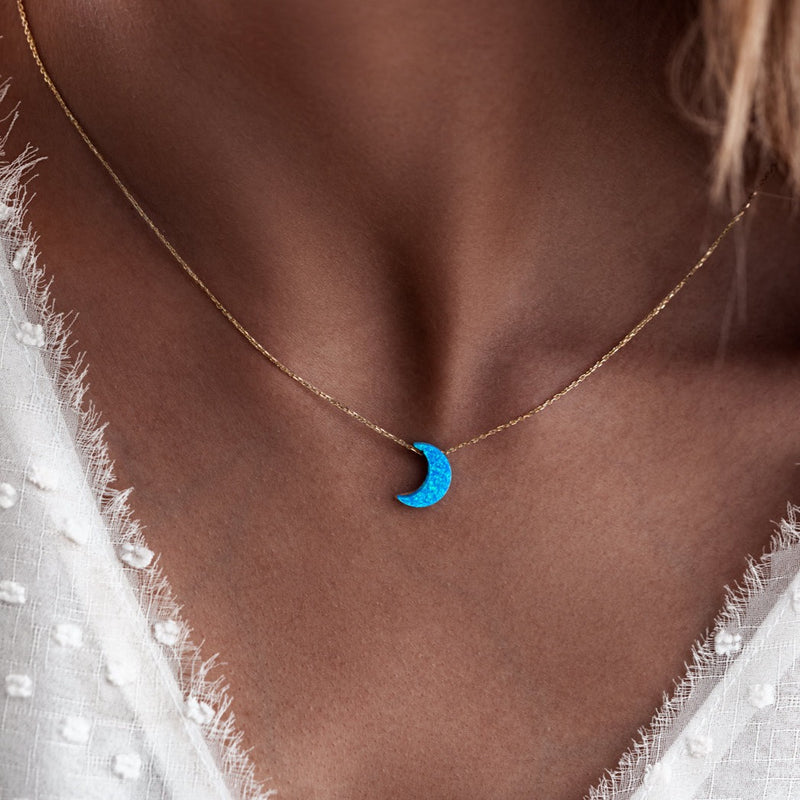 Blue Moon Necklace