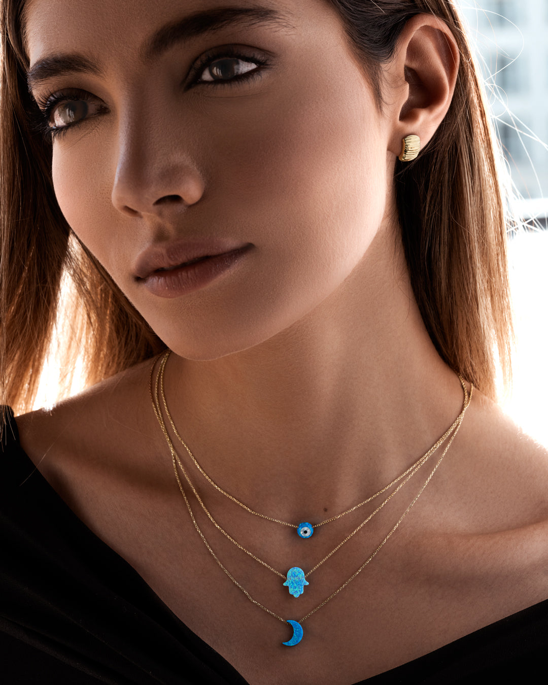 Blue Moon Necklace