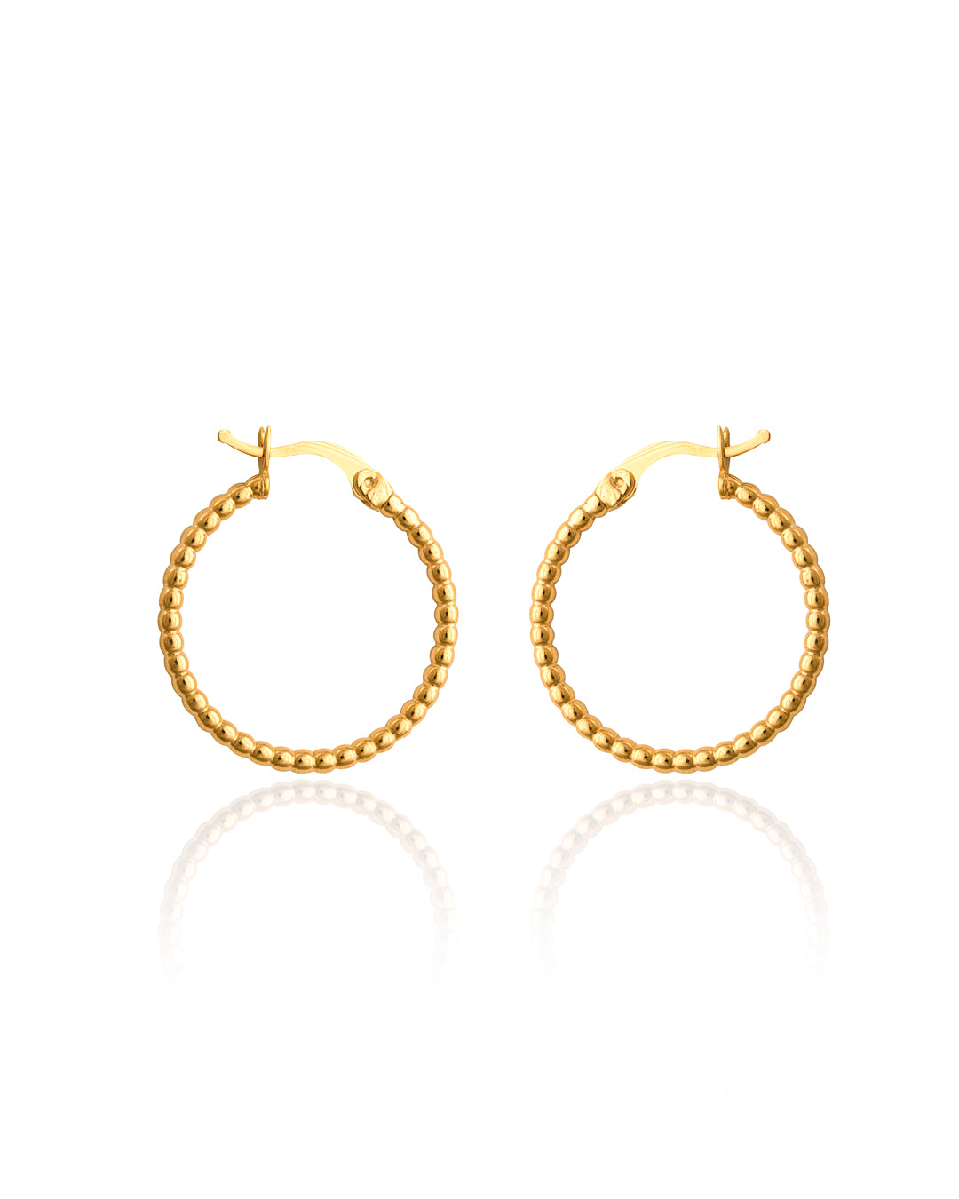 Beaded Hoops