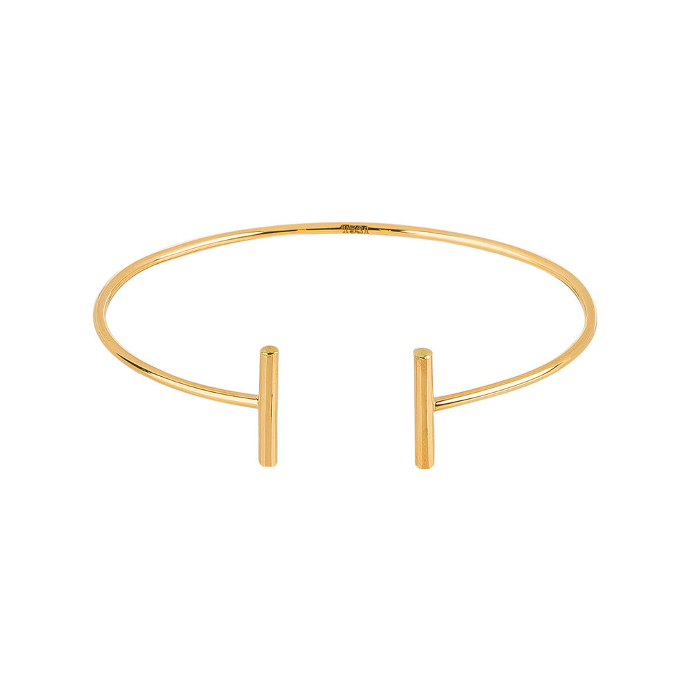 Double Bar Open Bangle