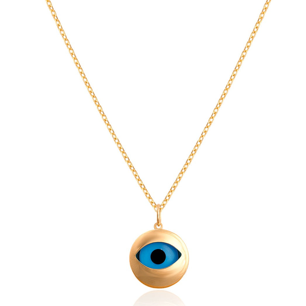 Round Evil Eye Necklace